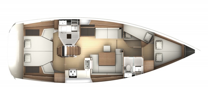 Navalia - Imbarcazione Sun Odyssey 44 DS – 3 cab. 13