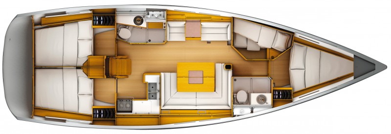 Navalia - Imbarcazione Sun Odyssey 449 – 4 cab. 13