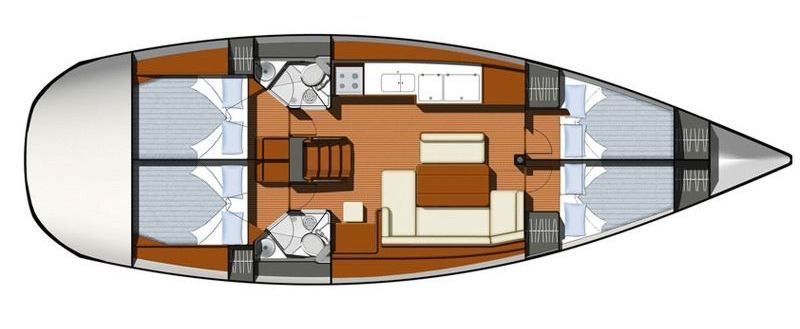 Navalia - Imbarcazione Sun Odyssey 44i – 4 cab. 11