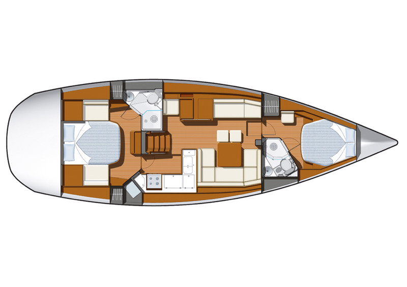 Navalia - Imbarcazione Sun Odyssey 45 DS – 2 cab. 10