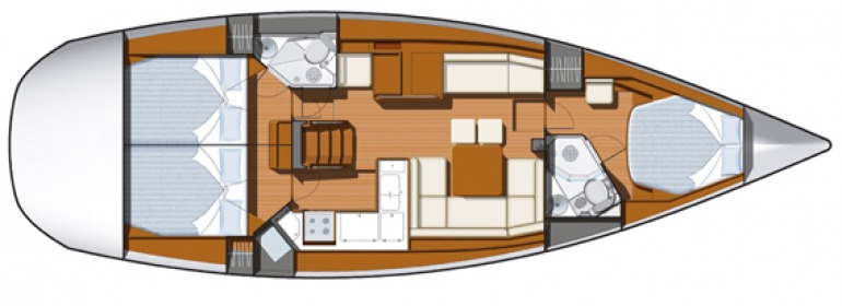 Navalia - Imbarcazione Sun Odyssey 45 DS – 3 cab. 10