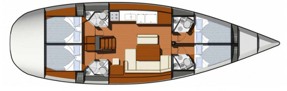 Navalia - Imbarcazione Sun Odyssey 49i – 4 cab. 10