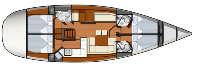 Navalia - Imbarcazione Sun Odyssey 50 DS – 4 cab. 11